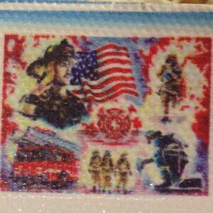 Diamond Painting Kit, U.S.A. Fireman